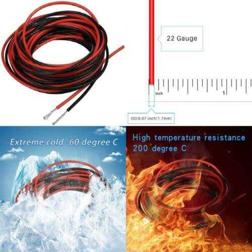 BNTECHGO Gauge Silicone Wire Kit 10 Color Each 10 ft Flexible AWG Stranded Tinned Copper Wire - Image 4