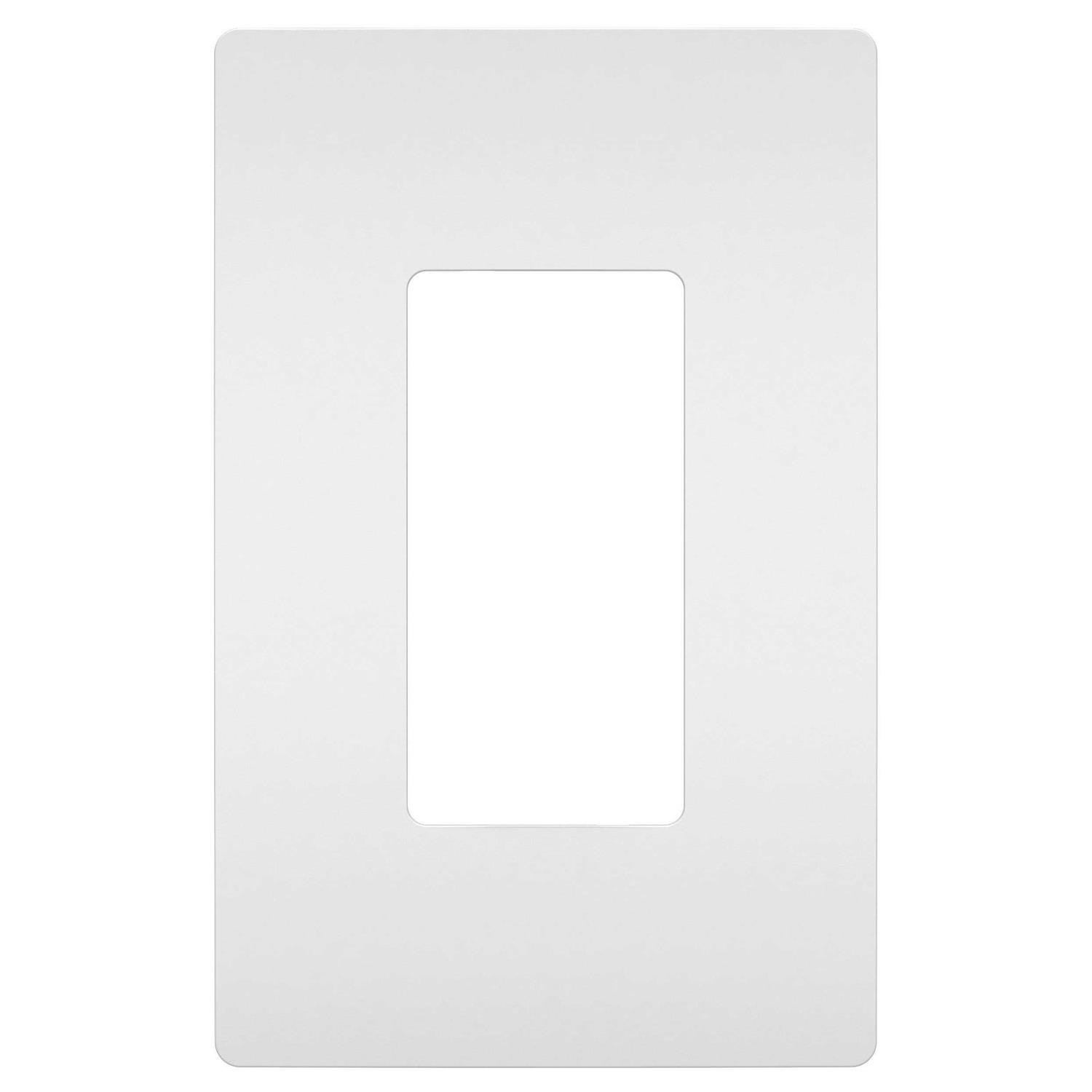 radiant One-Gang Screwless Wall Plate