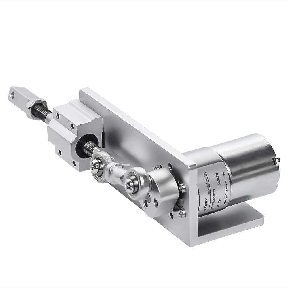 DIY Reciprocating Cycle Linear Actuator 12V 15rpm Big Torque Stroke 12mm 16mm 20mm Adjustable for DIY Design Shale shaker
