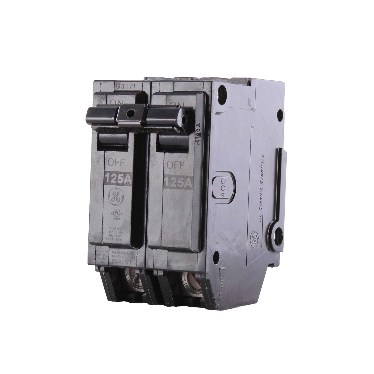 GE THQL21125 Double Pole Circuit Breaker