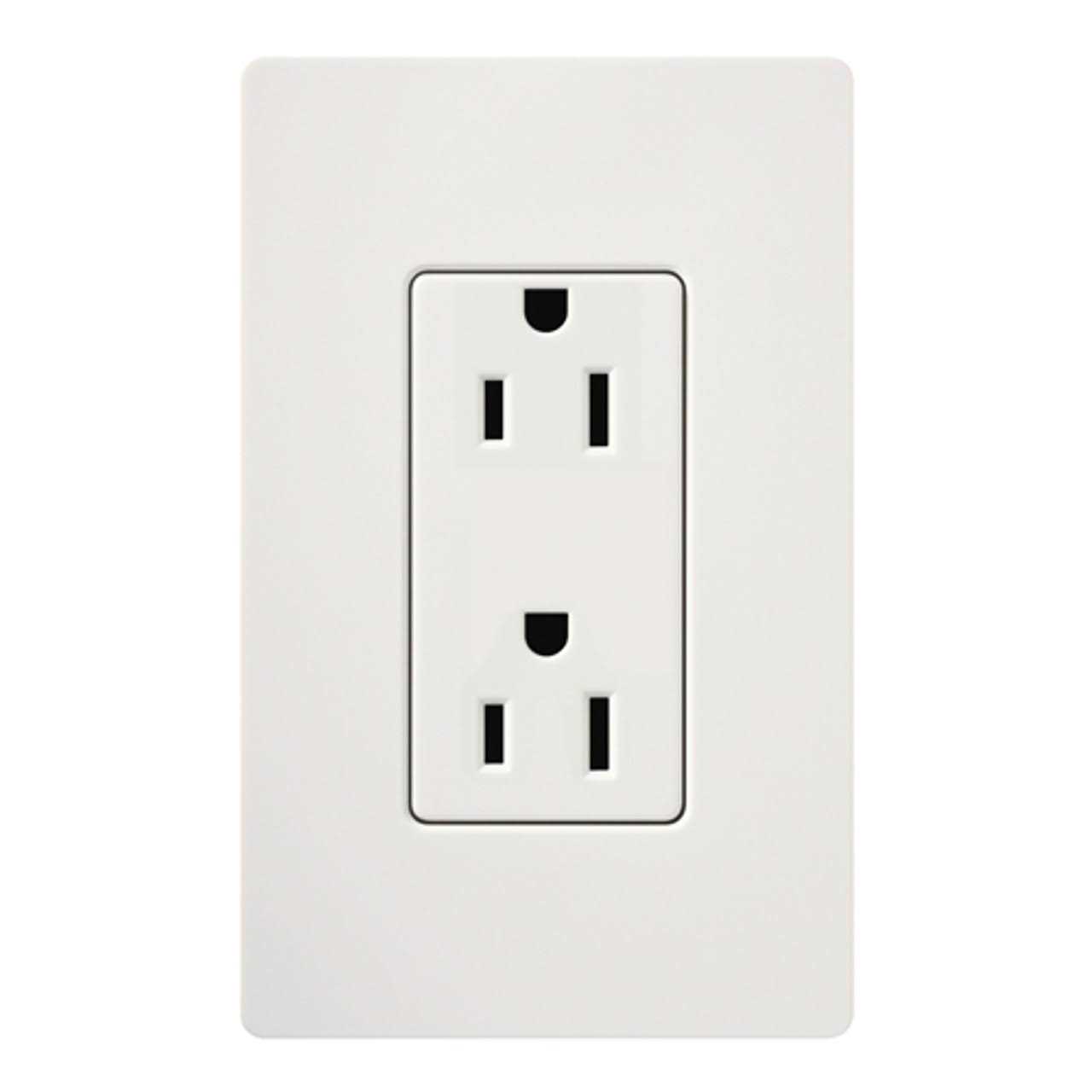 Lutron CAR-15-WH Claro Receptacle - Image 4