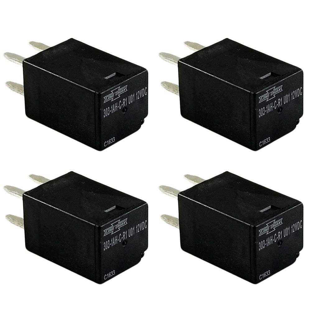 JOINAP Automotive Purpose Relays 303-1AH-C-R1-U01-12VDC SPNO 20A 12VDC for Polaris RZR Slingshot Ranger Sportsman Cooling Fan Relay