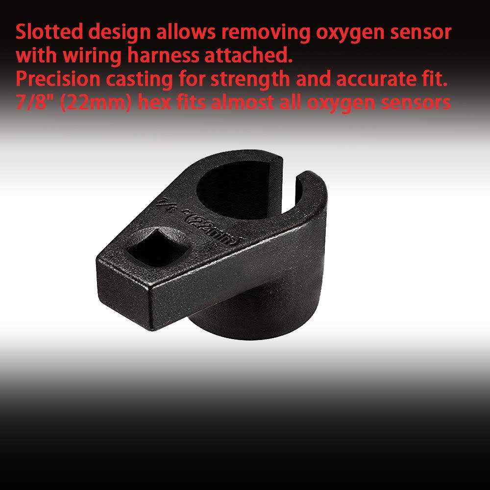 Apeixoto AP1822F 3/8-inch Drive By 7/8-inch Offset Oxygen Sensor Socket High-performance Chrome Molybdenum Steel Construction Wire Gate Accesses - Image 4