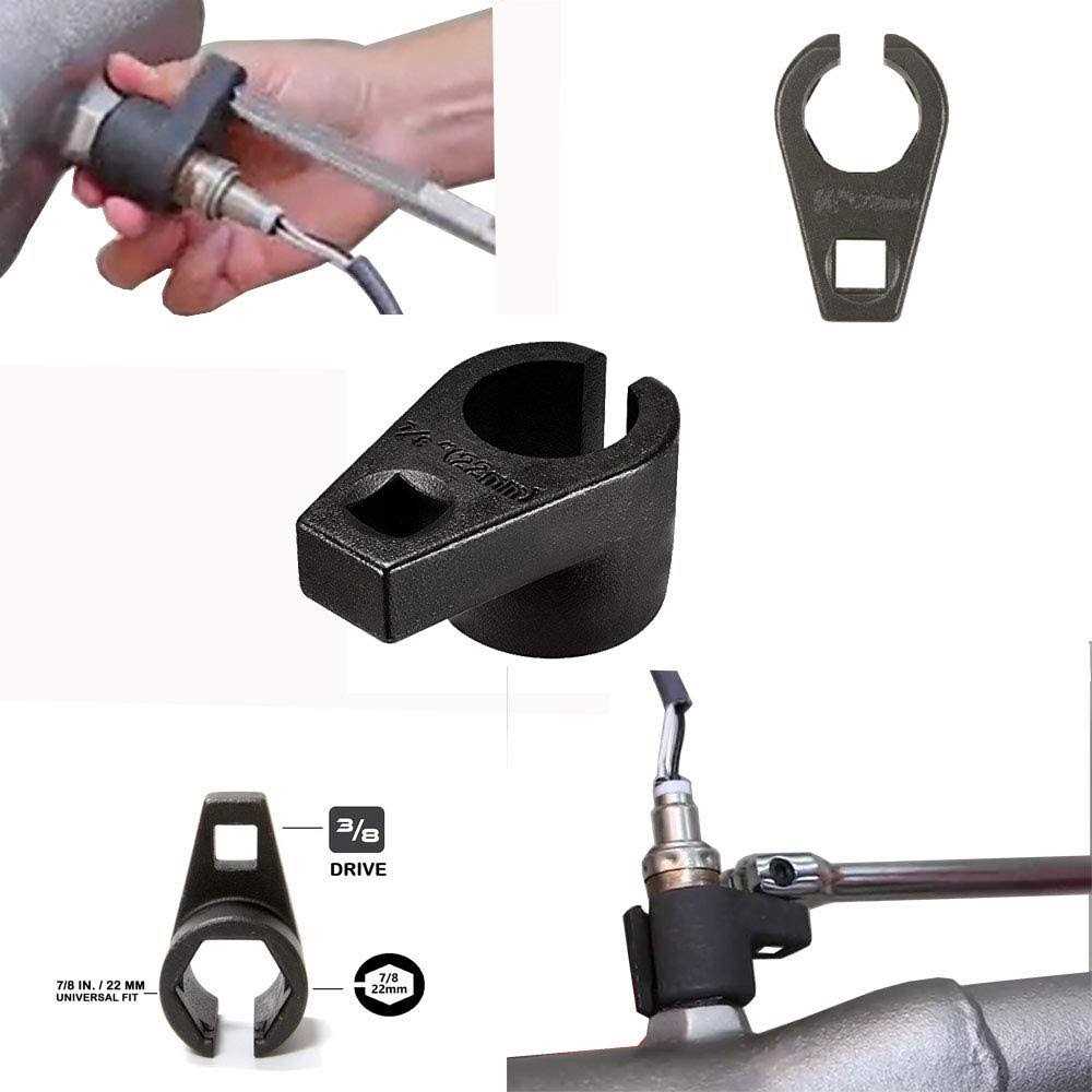 Apeixoto AP1822F 3/8-inch Drive By 7/8-inch Offset Oxygen Sensor Socket High-performance Chrome Molybdenum Steel Construction Wire Gate Accesses - Image 5