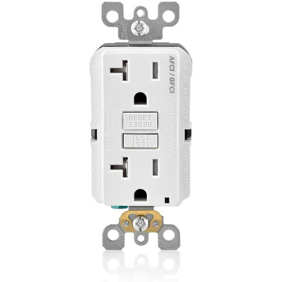 Leviton AGTR2-W SmartlockPro Dual Function AFCI/GFCI Receptacle - Image 5