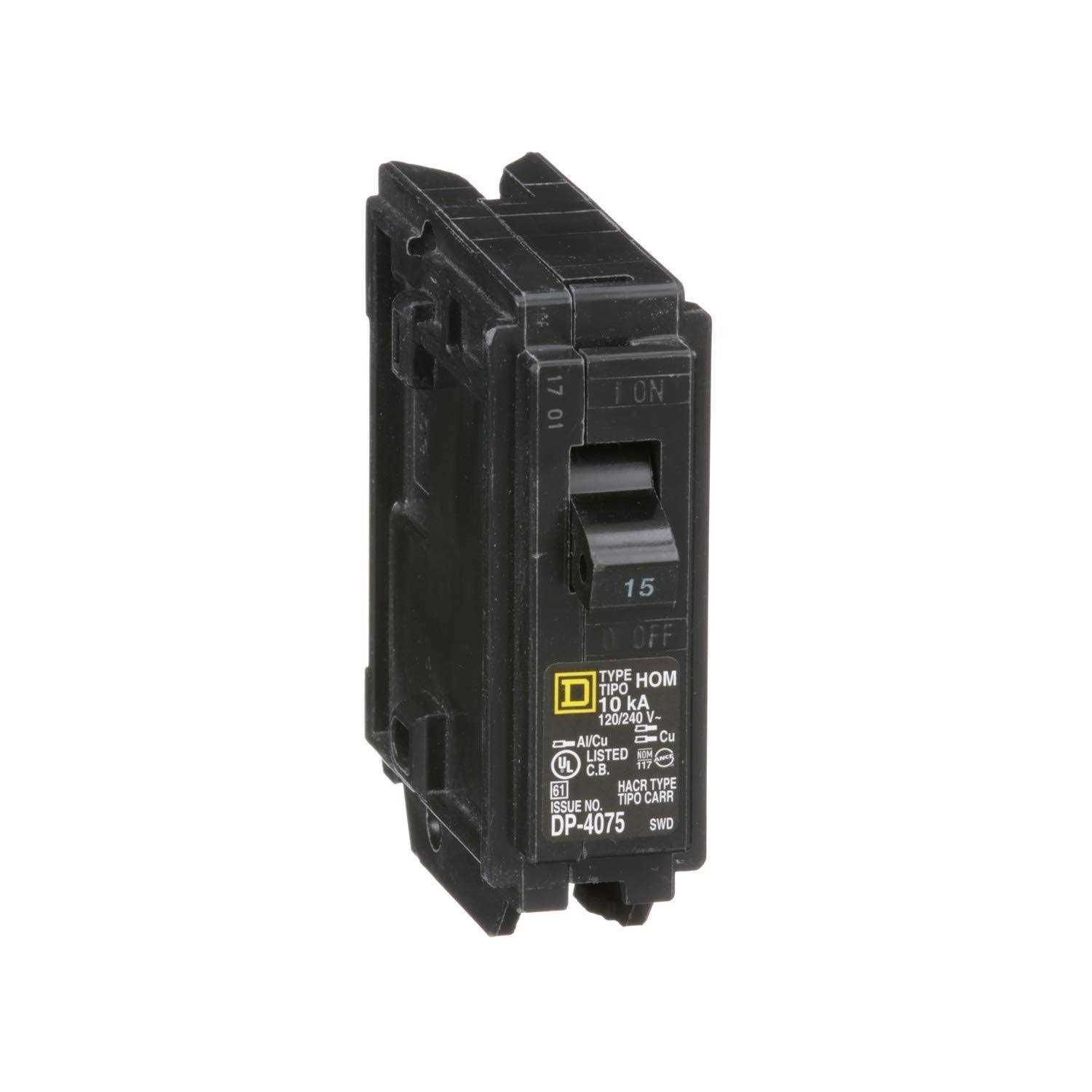 Square D HOM115 Circuit Breaker