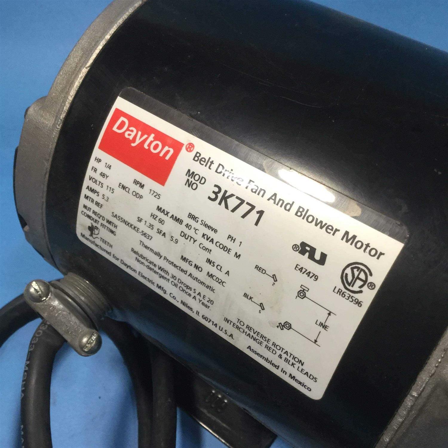 Dayton 3K771 Motor - Image 5