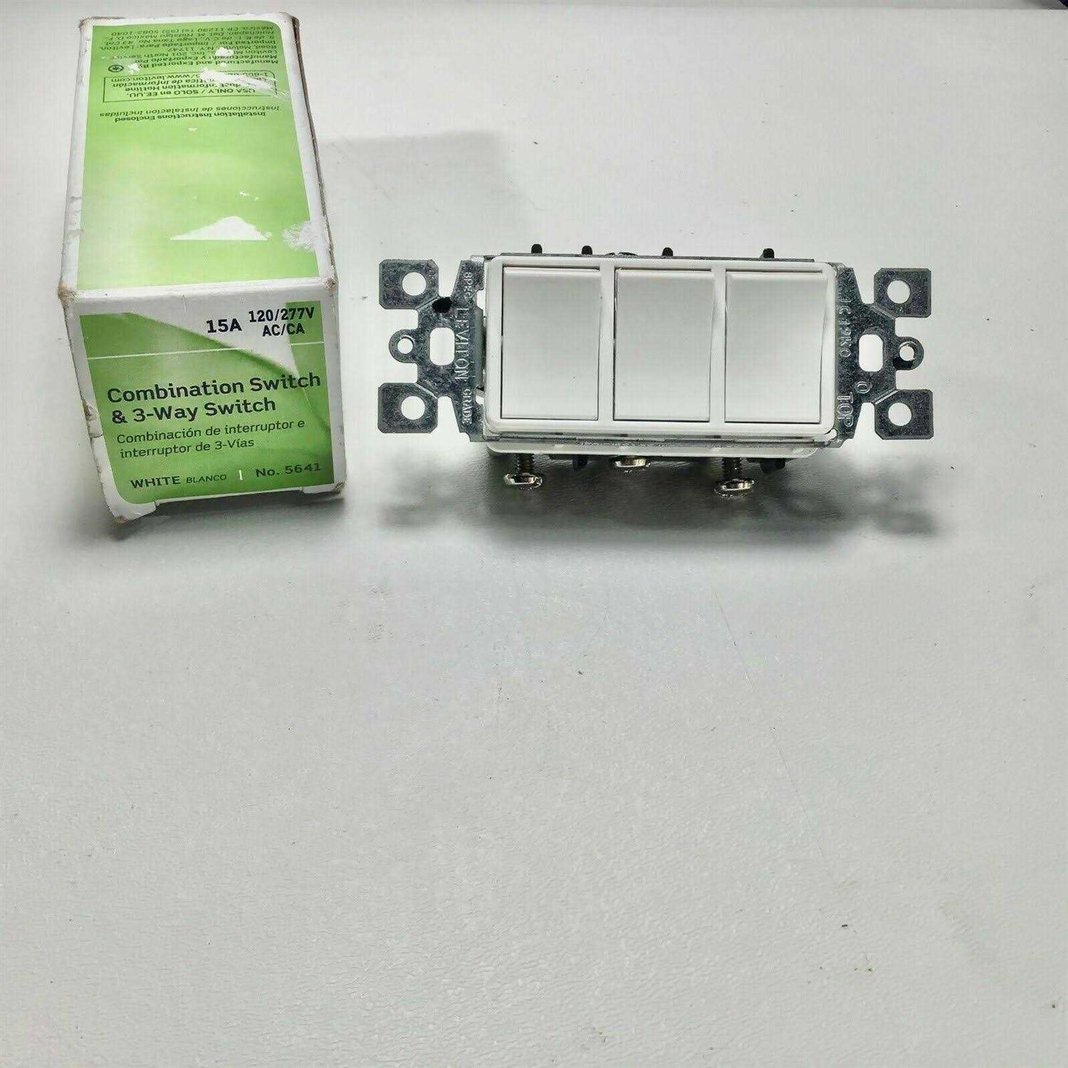 Leviton 5641 Decora Single Pole/3-Way AC Combination Switch - Image 4