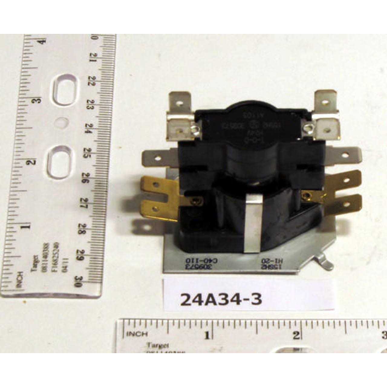 White Rodgers 24A34-3 Electric Heat Sequencer - Image 4