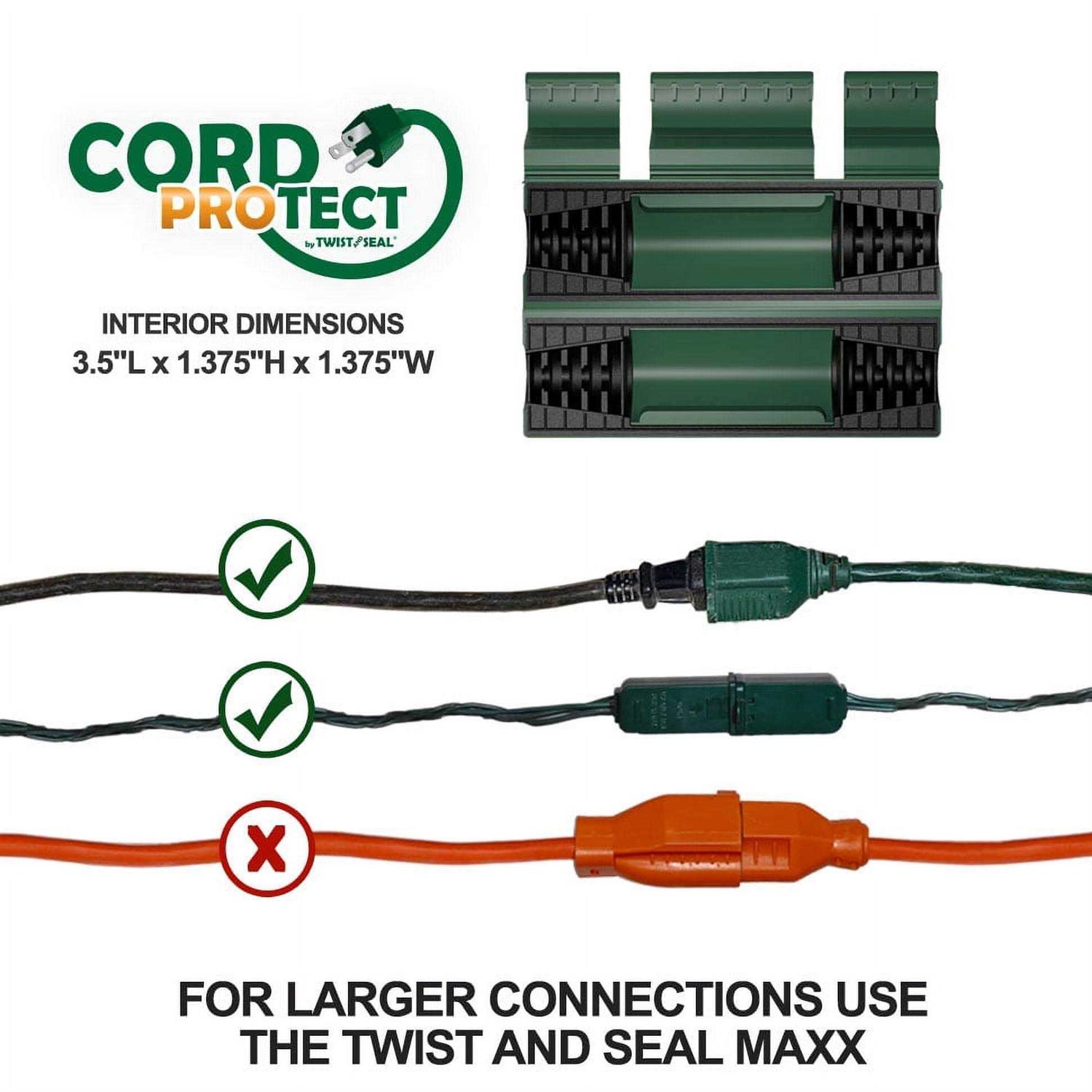 Twist and Seal Cord Protect Outdoor Extension Cord Protection - Image 2