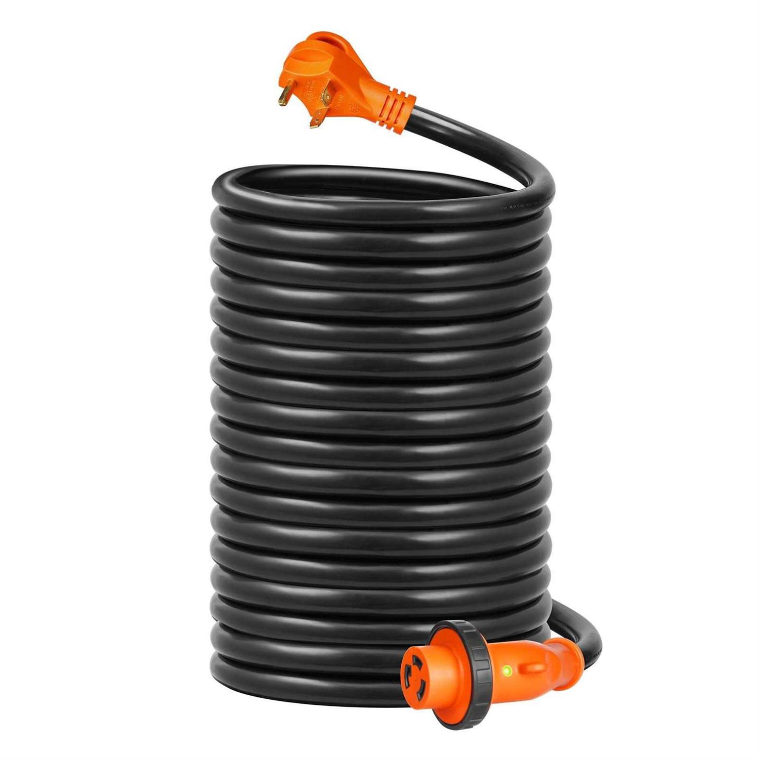 VEVOR RV Power Cord 50 Amp Heavy Duty STW 6/3 + 8/1 Generator Cord