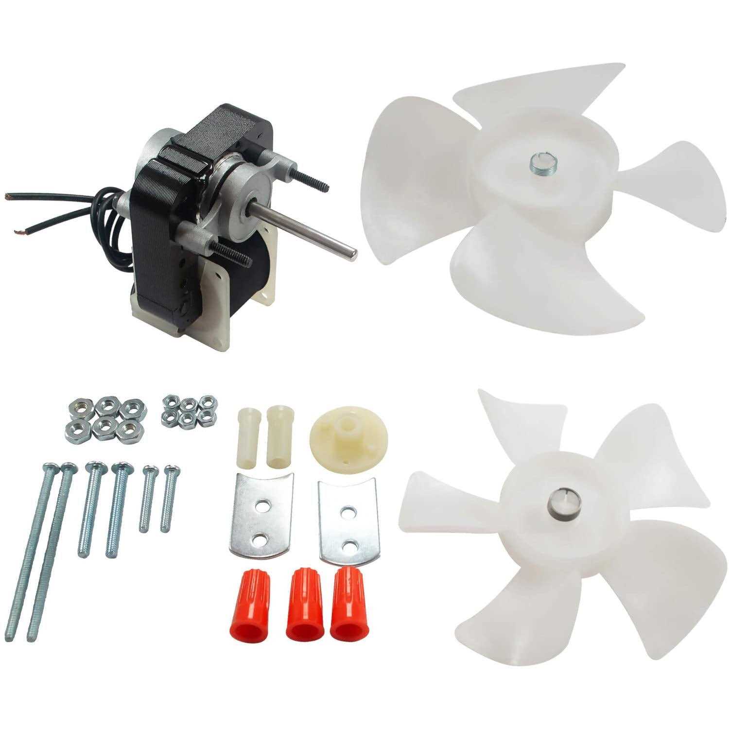 Appli Parts Fan Motor Type 670 Kit 110 V 50/60hz 1/130hp 3000rpm Shaft 3/16 in by 1 1/4 in long Reversible includes Fan Blade 4 and 5.5 inch Apfm - Image 5