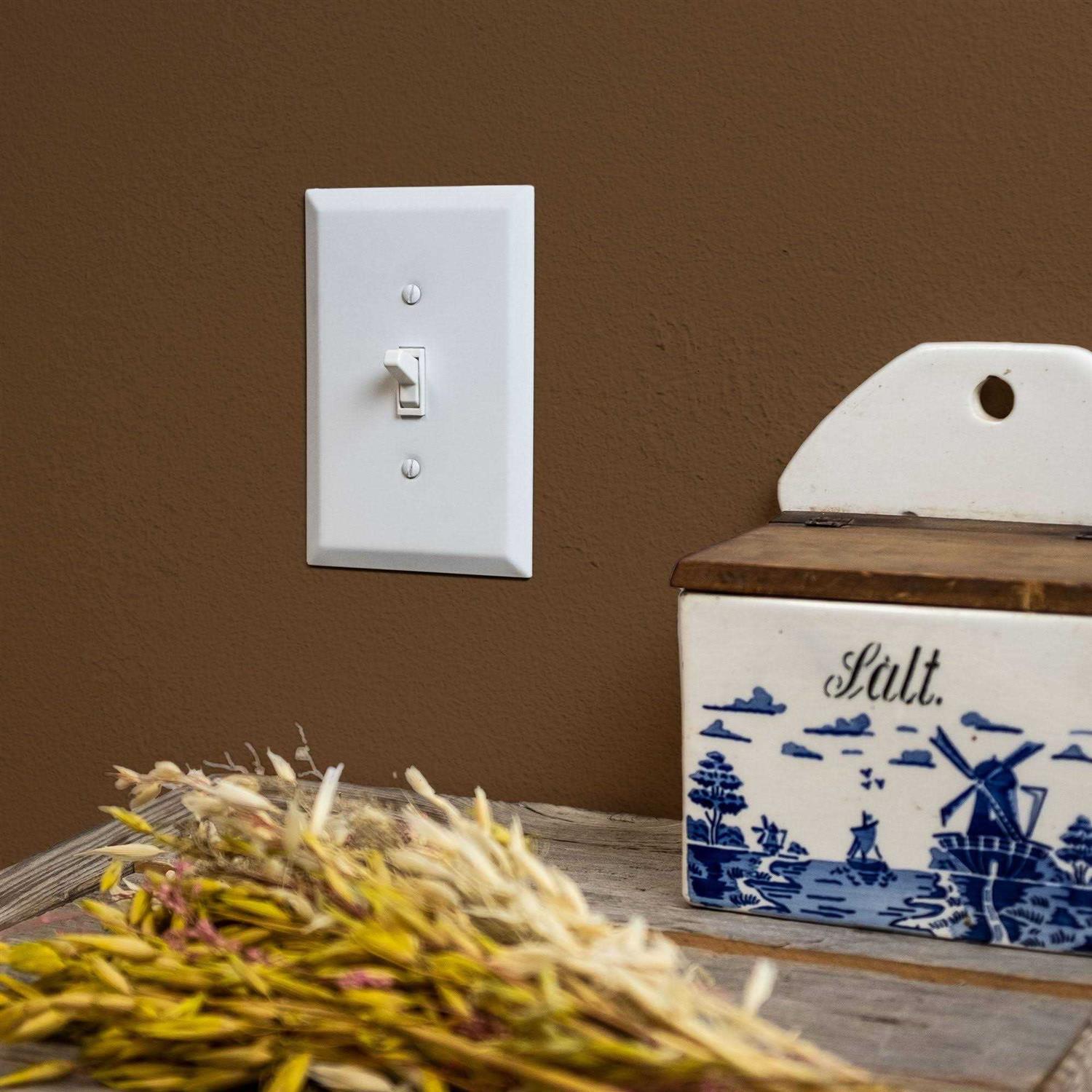 Amerelle Oversized Brushed Nickel Steel Rocker Wallplate 463R - Image 4