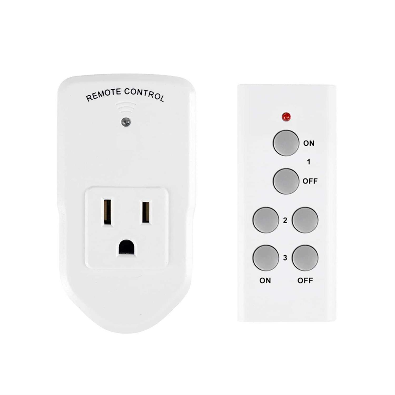 BN-LINK Wireless Remote Control Electrical Outlet Switch for Lights