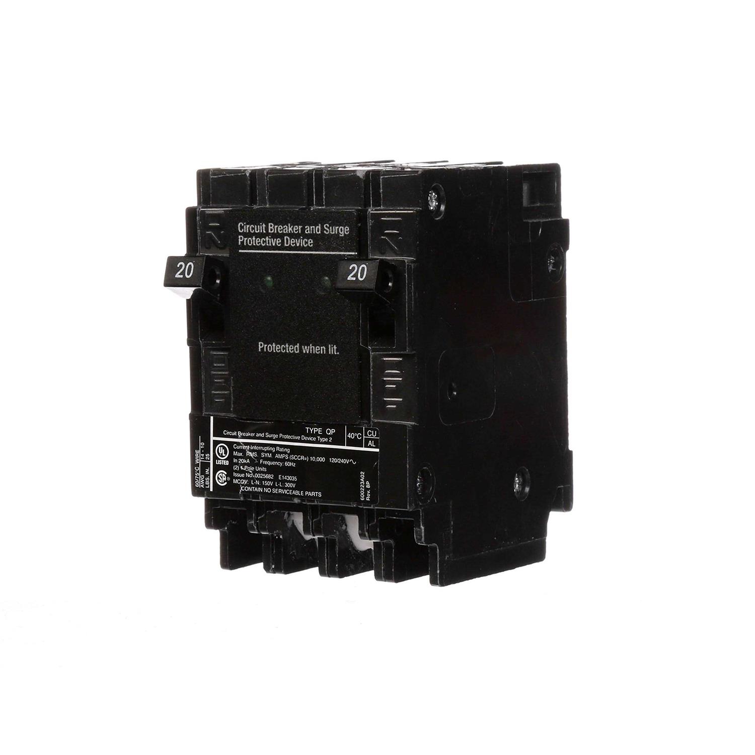 Siemens QSA2020SPD Circuit Surge Breaker
