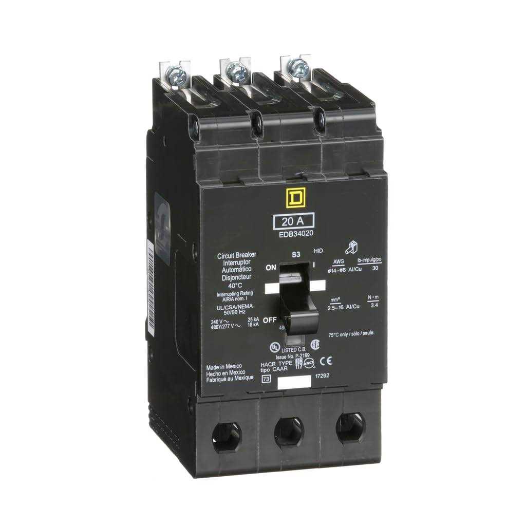 EDB34020 Square D Circuit Breaker