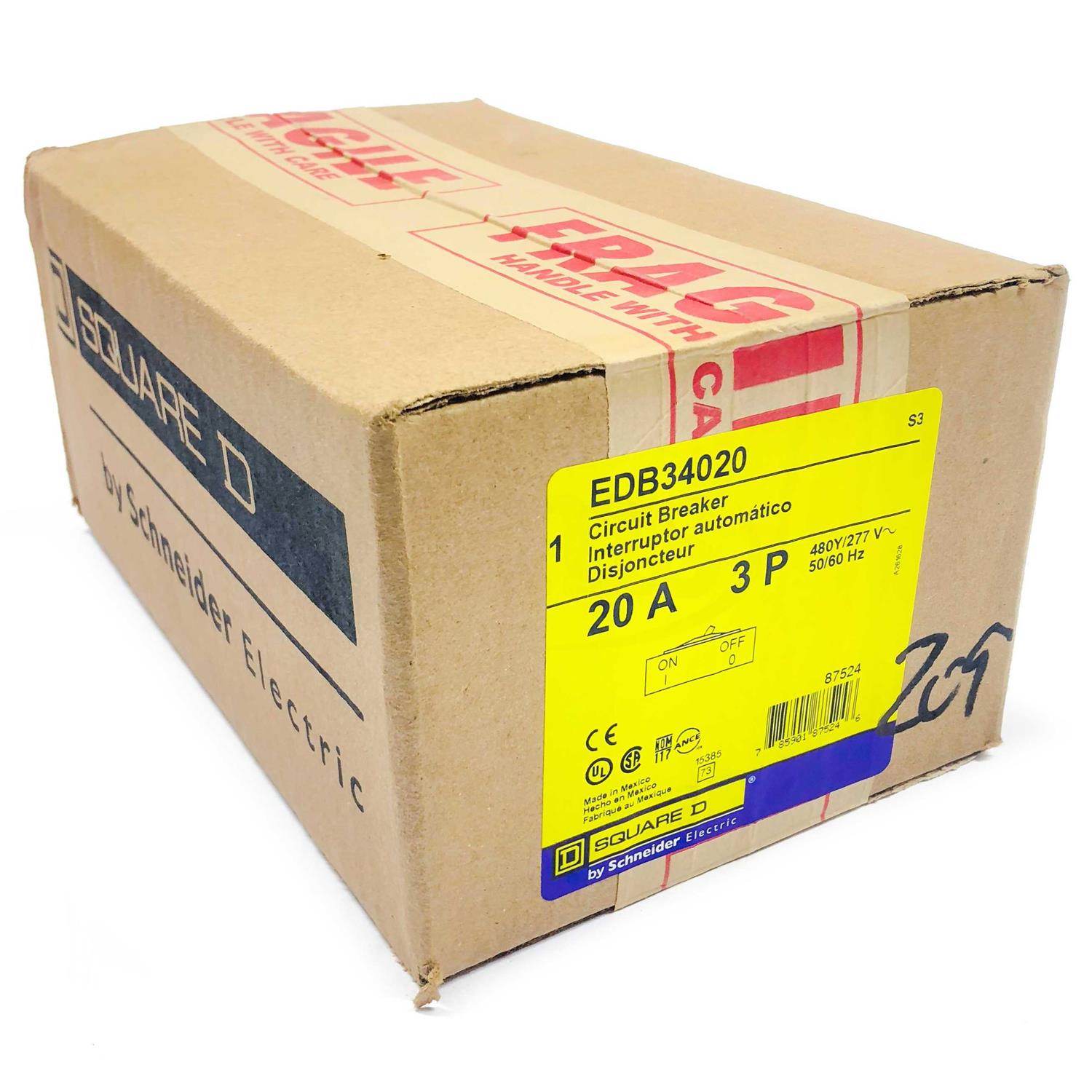 EDB34020 Square D Circuit Breaker - Image 2