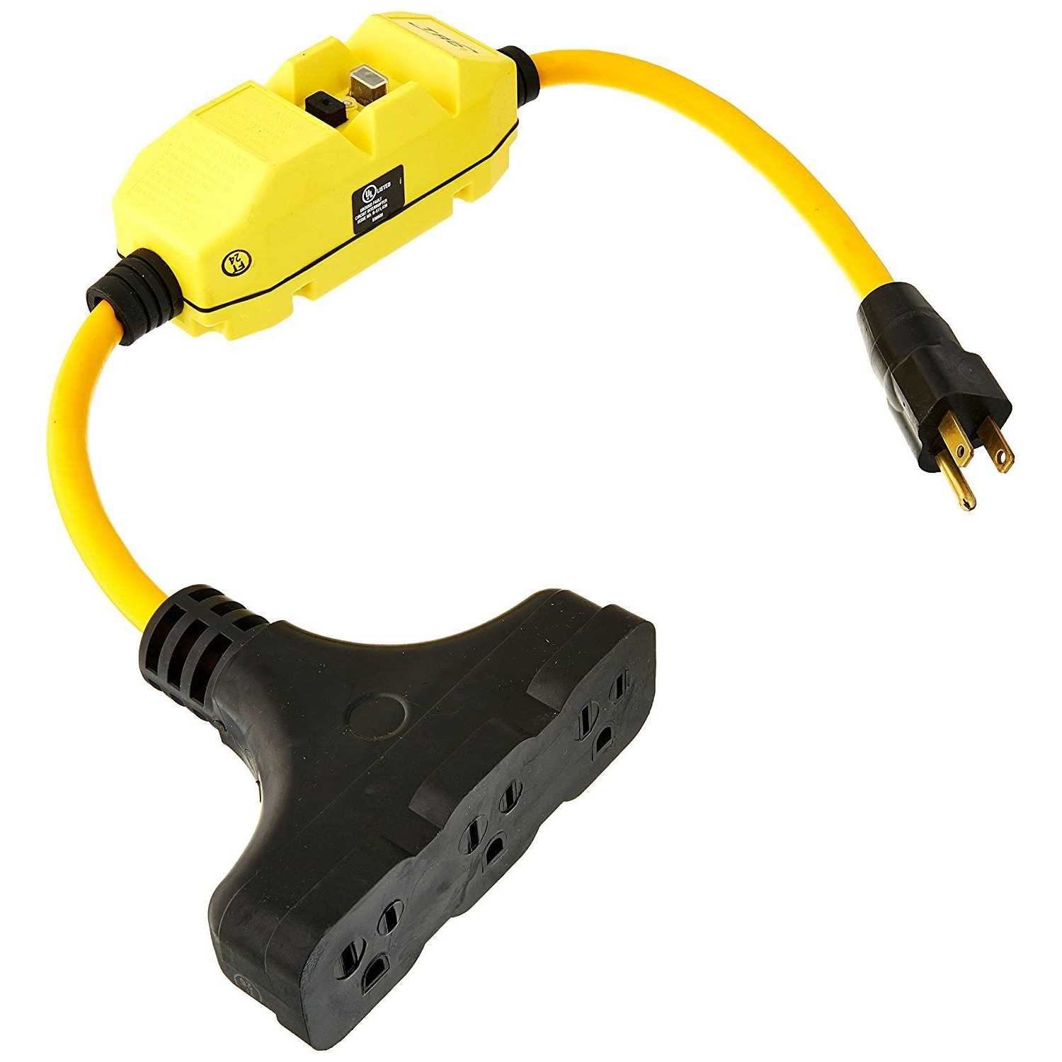 Trc 26020008-6 12/3 Gauge Shockshield Gfci Protected In-line Tri-Cord Set with 3-Outlets - Image 5