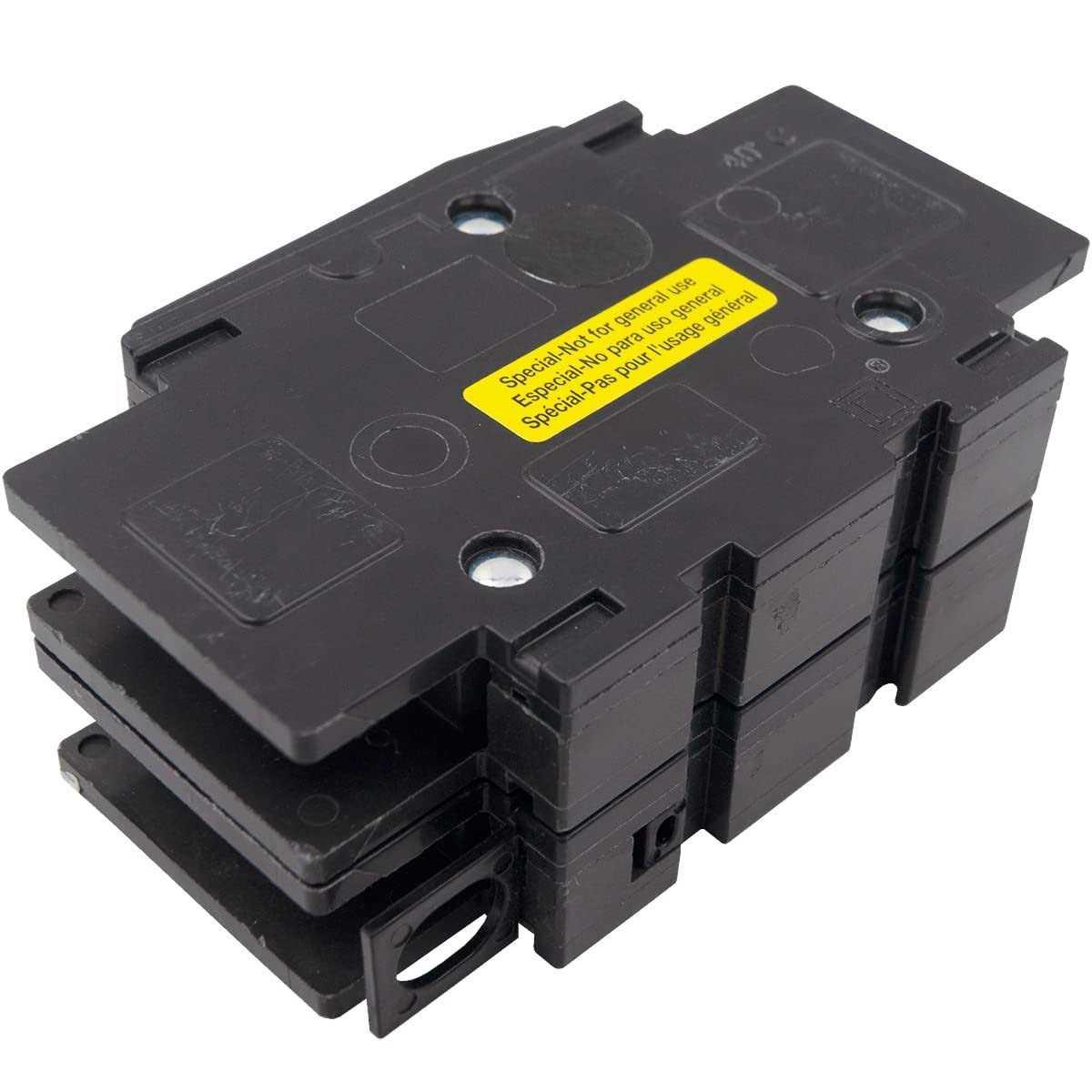 Supplying Demand 425097 QOU260 Circuit Breaker 230V 60A 2-Pole DIN Rail Mounting - Image 3