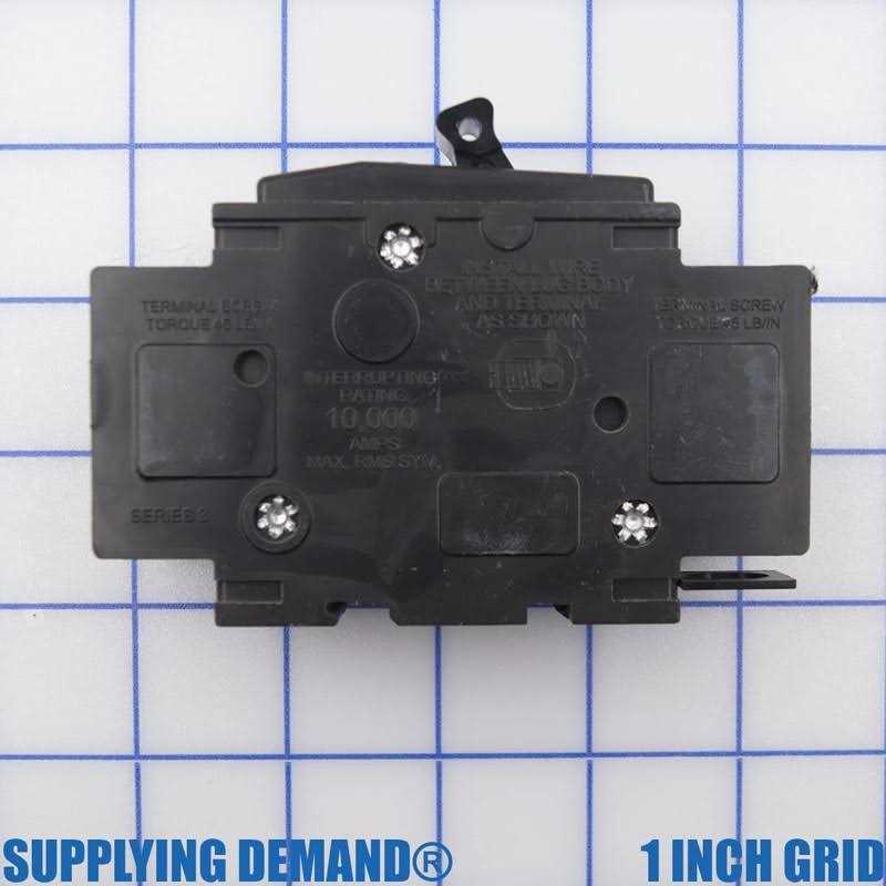 Supplying Demand 425097 QOU260 Circuit Breaker 230V 60A 2-Pole DIN Rail Mounting - Image 4