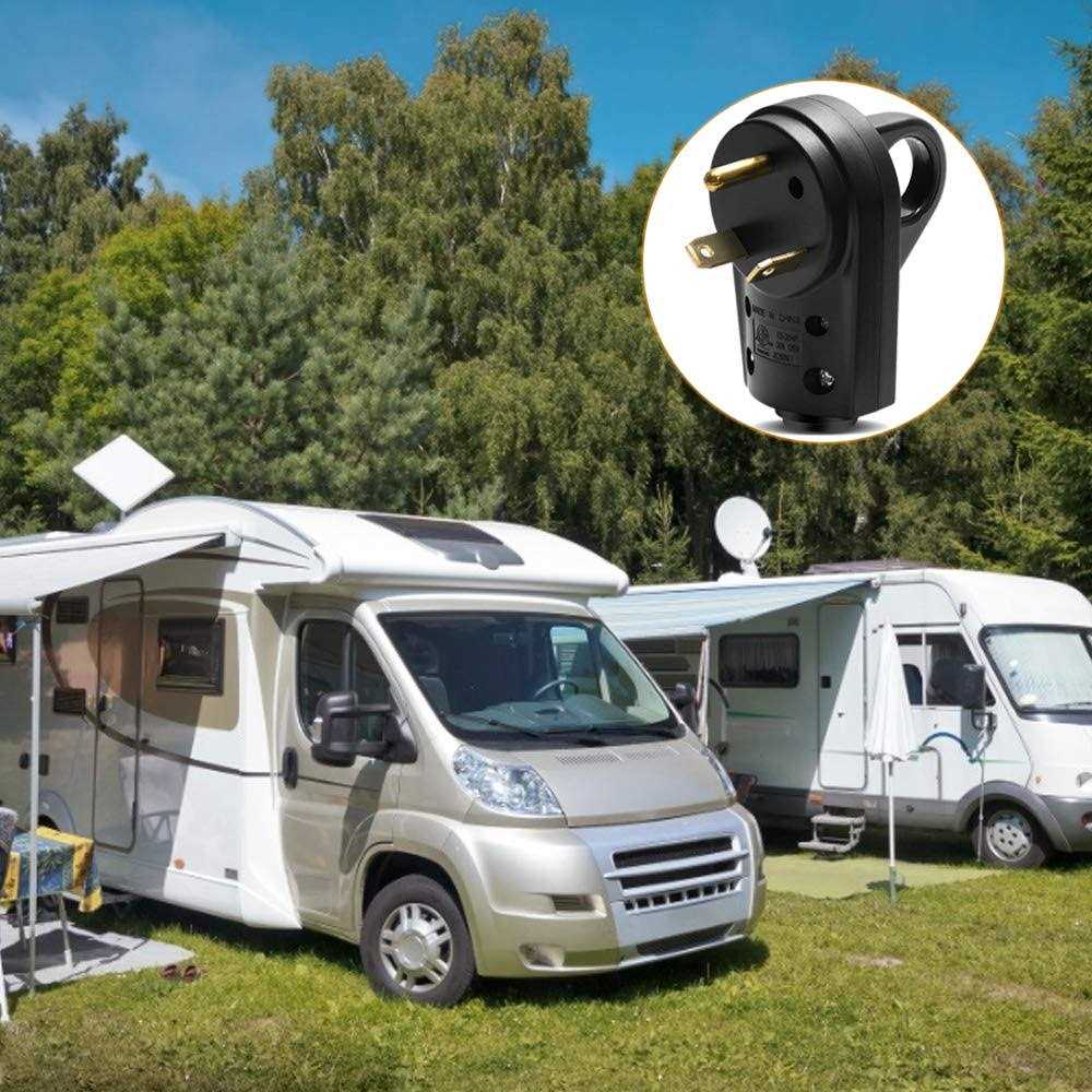 OPL5 30AMP RV Replacement Male Plug Heavy Duty Replacement RV Receptacle Electrical Plug with Easy Unplug Handle Design for RV Trailer - Image 4