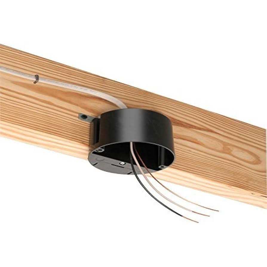 Arlington FA426 Adjustable Non-Metallic Ceiling Fixture Box 4 Inch x 3.52 Inch 20.5 Cubic-Inch In/Out Box - Image 4