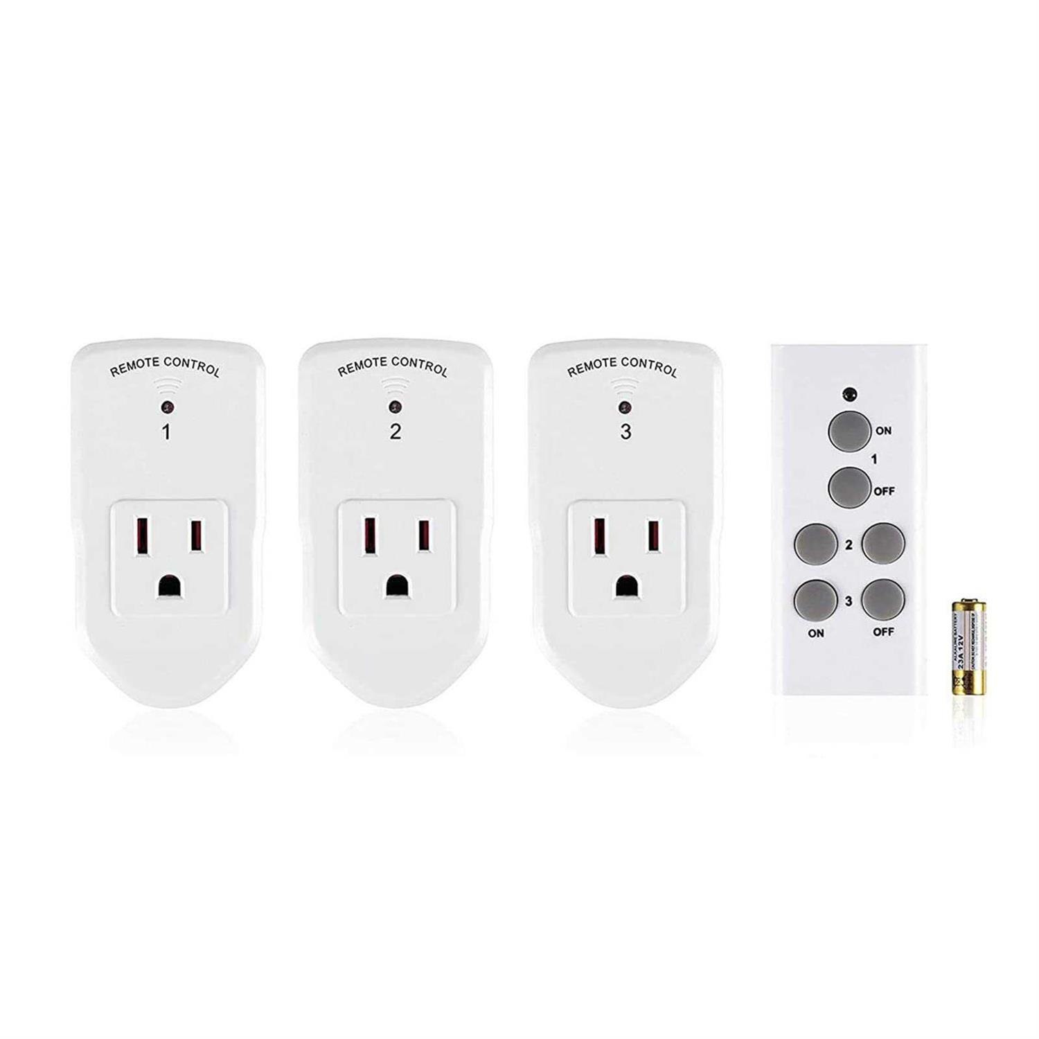 BN-LINK Wireless Remote Control Electrical Outlet Switch for Lights