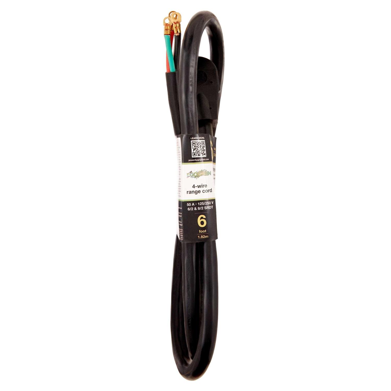 Gogreen Power 6' 4-Wire Range Cord - Image 3