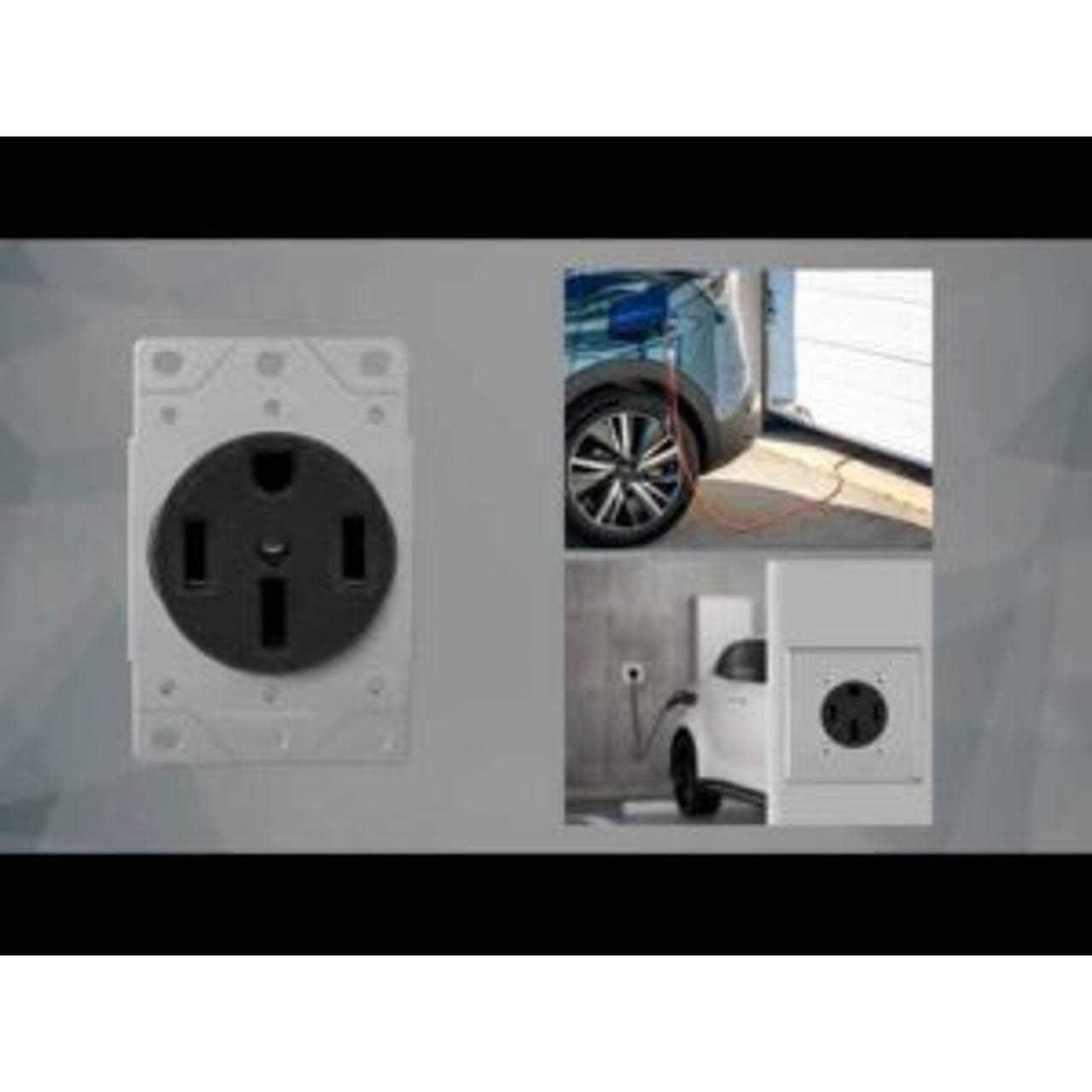 50A/125-250V Receptacle, NEMA 14-50R - Black 66500-BK - Image 5