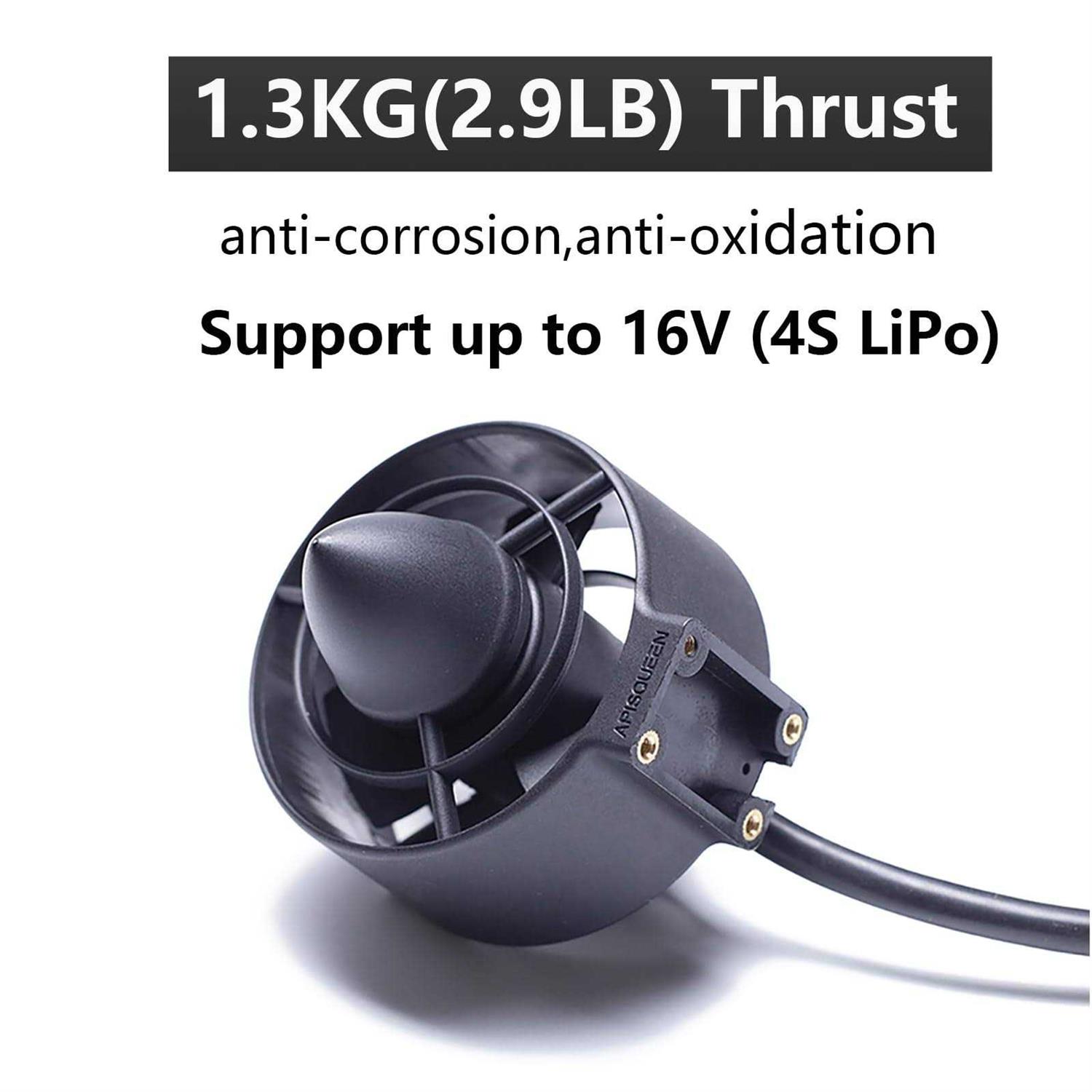 APISQUEEN 1.3kg Thrust 12-16V U2 Mini Underwater Thruster,with Bi-Directional Waterproof ESC,130W Brushless Motor for Kayaks,ROV,RC Boats,Underwater - Image 3