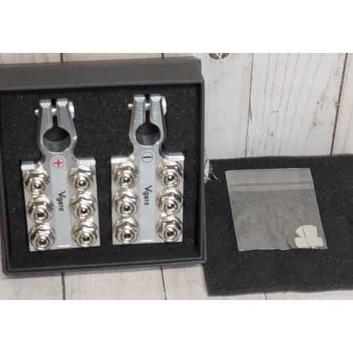 Vgate Lead Acid Battery Terminal Clamps, 8AWG up to 4/0 AWG Gauge, 12-Way Connectors, Positive and Negative - Image 5