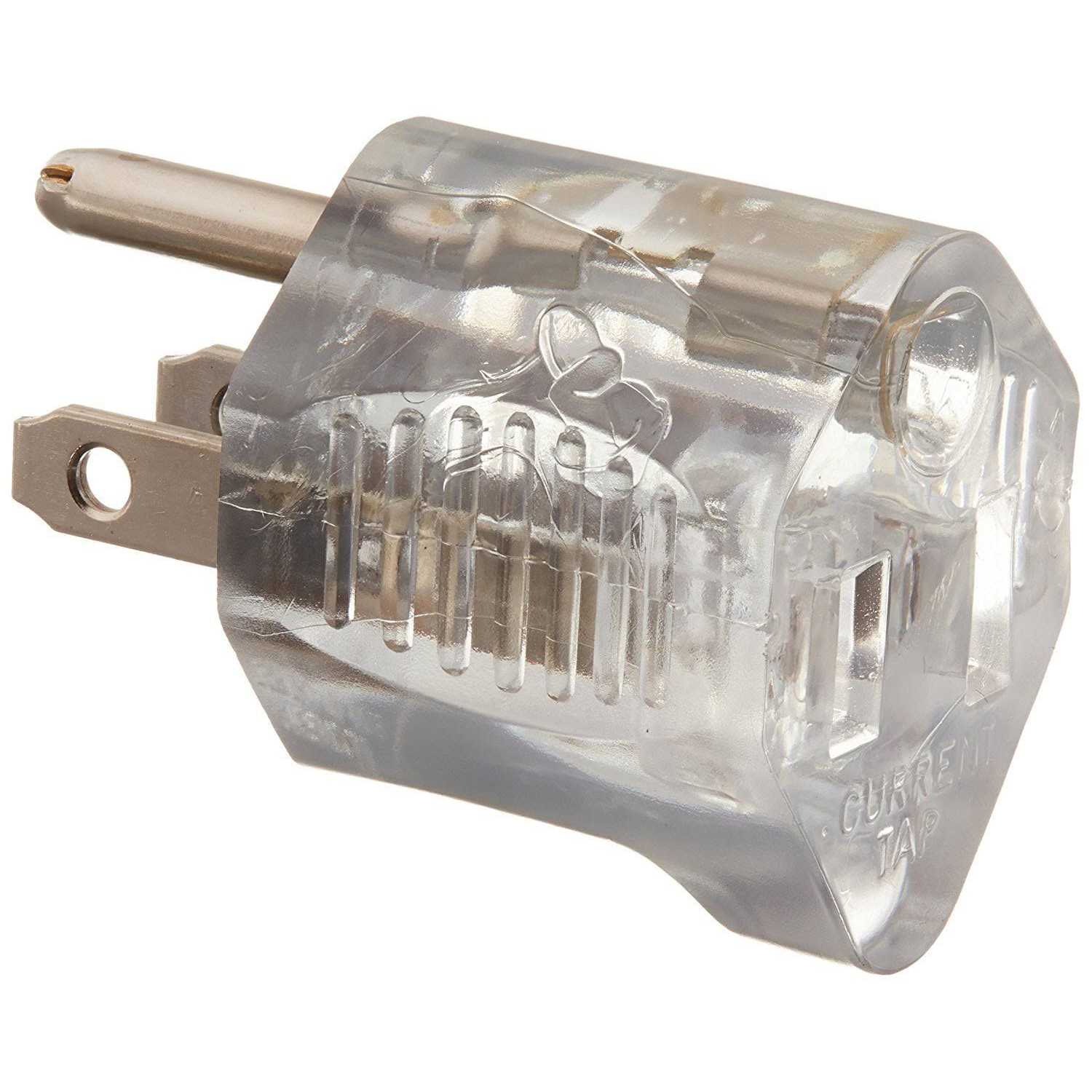 Master Electrician 15A Clear Lighted End Grounding Adapter - Image 5