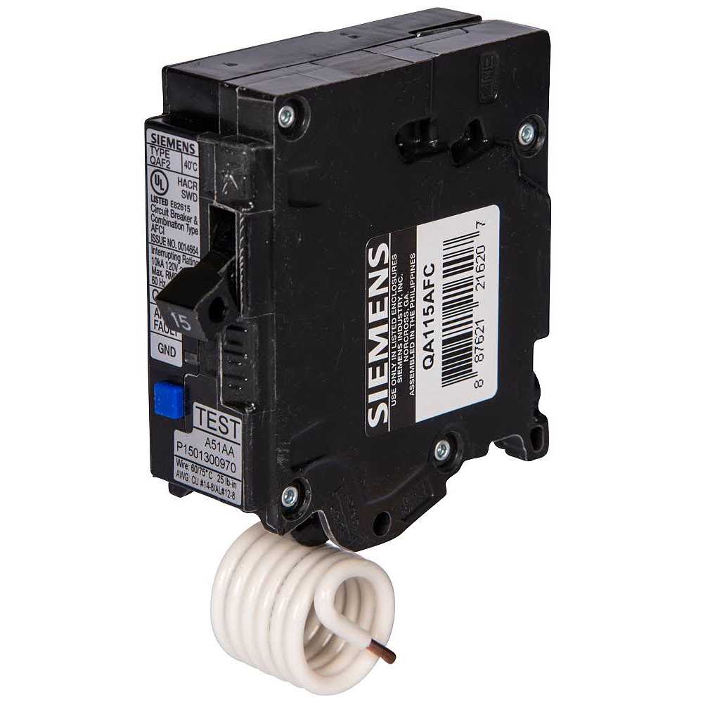 Siemens 15 Amp Single-Pole Combination AFCI Circuit Breaker QA115AFCP - Image 3