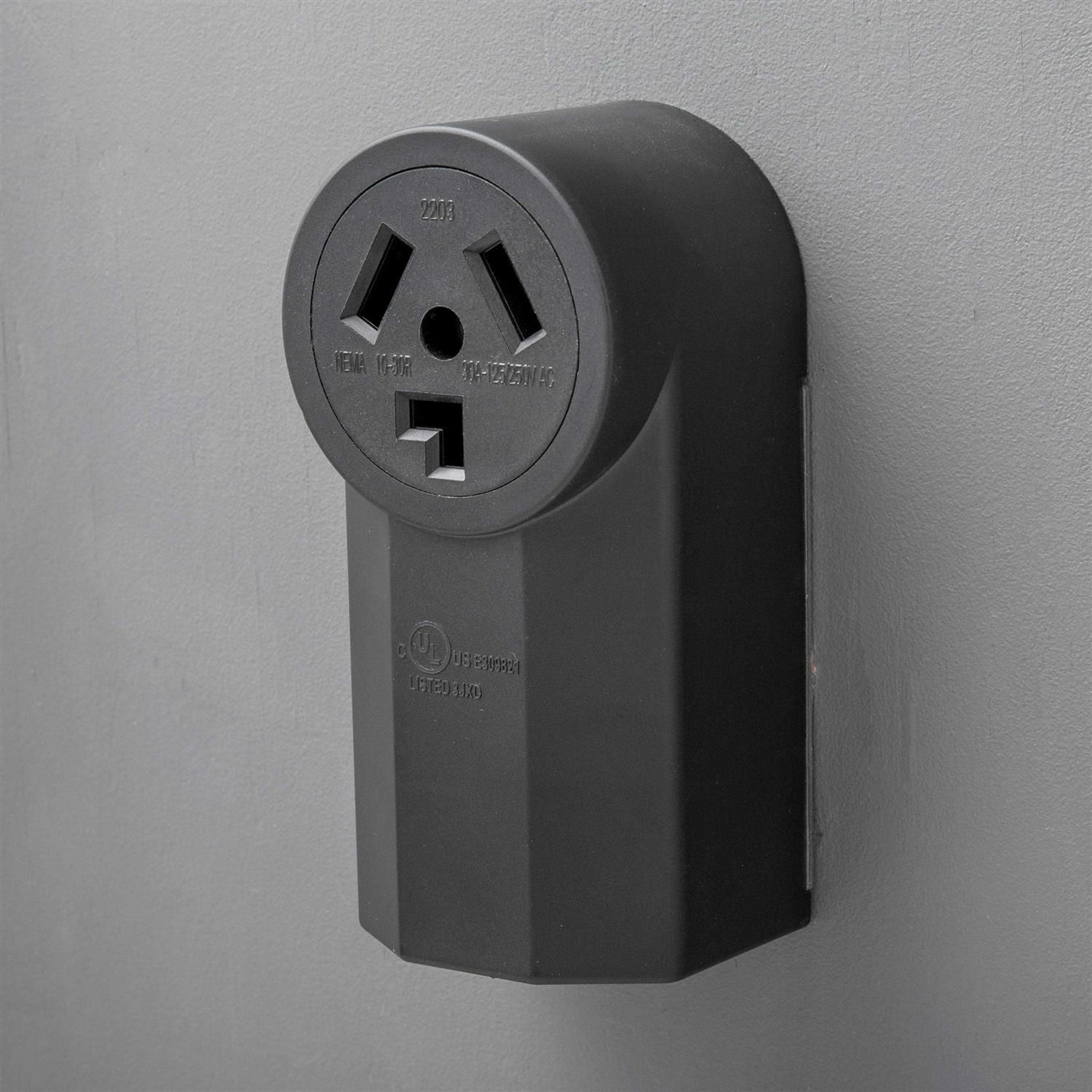 Utilitech Black 30-Amp Round Industrial Dryer 2203 - Image 3