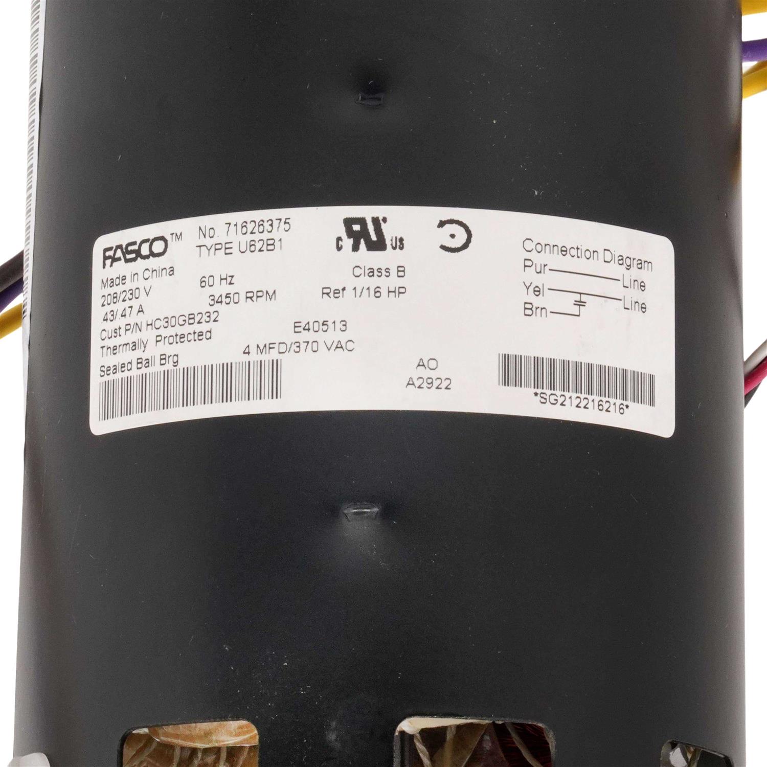 Carrier Inducer Motor Assembly 50DK406815 - Image 5