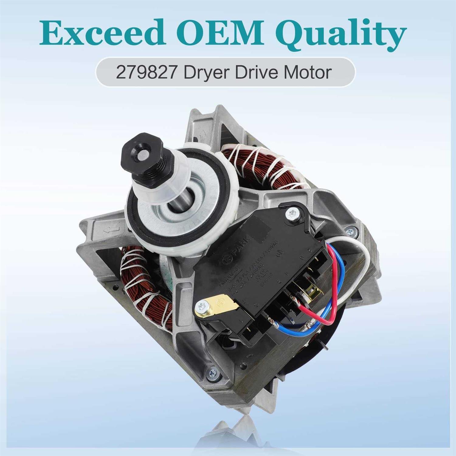 Upgraded 279827 Dryer Drive Motor OEM Quality Compatible with Whirlpool - Image 4
