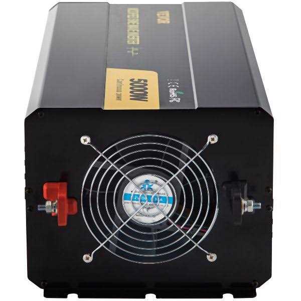 VEVOR Power Inverter 5000W Modified Sine Wave Inverter DC 12V to AC 110V Car Converter with LCD Display Remote Controller LED Indicator Gfci Outlets - Image 4