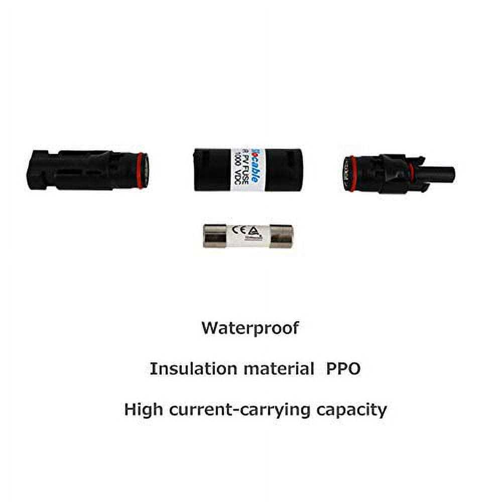 Renogy Solar Connector Waterproof In-Line Fuse Holder w/ Fuse - Image 2