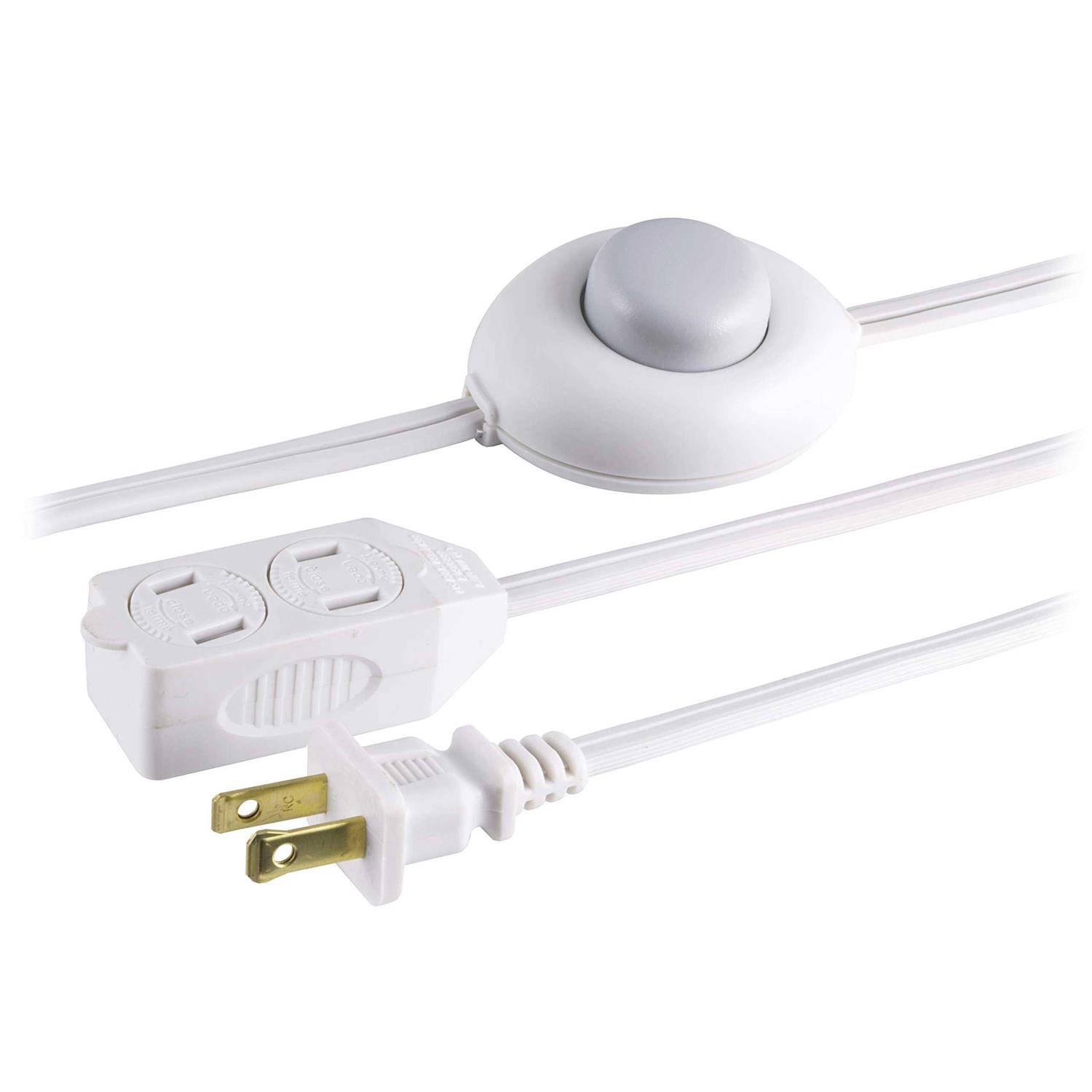 GE 3-Outlet Polarized Extension Cord with Switch - Image 4