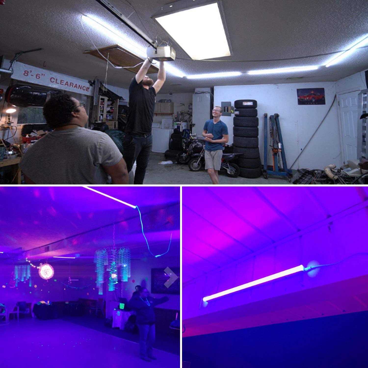 T5 T8 Tube Light Fixture LED Linkable Cord Double end Connector Cable - Image 2