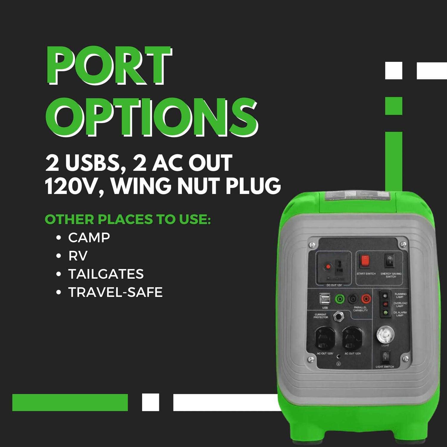 ALP 1000w propane Generator and propane and - Image 2