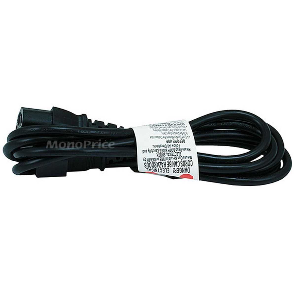 Monoprice Extension Cord IEC 60320 C14 to IEC 60320 C13 - Image 3