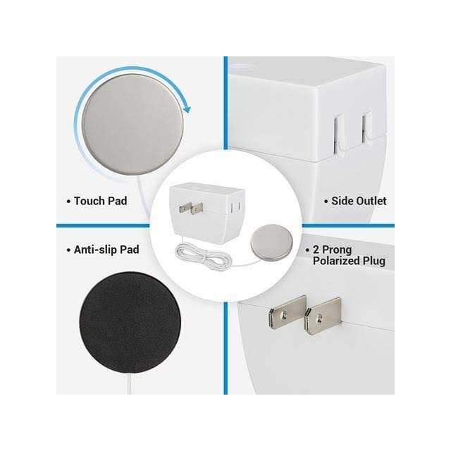 Dewenwils Touch Dimmer Switch, Touch Pad Control with 3 Levels of Dimming, Dimmable Led/cfl Lights, and Incandescent Bulbs - Image 4