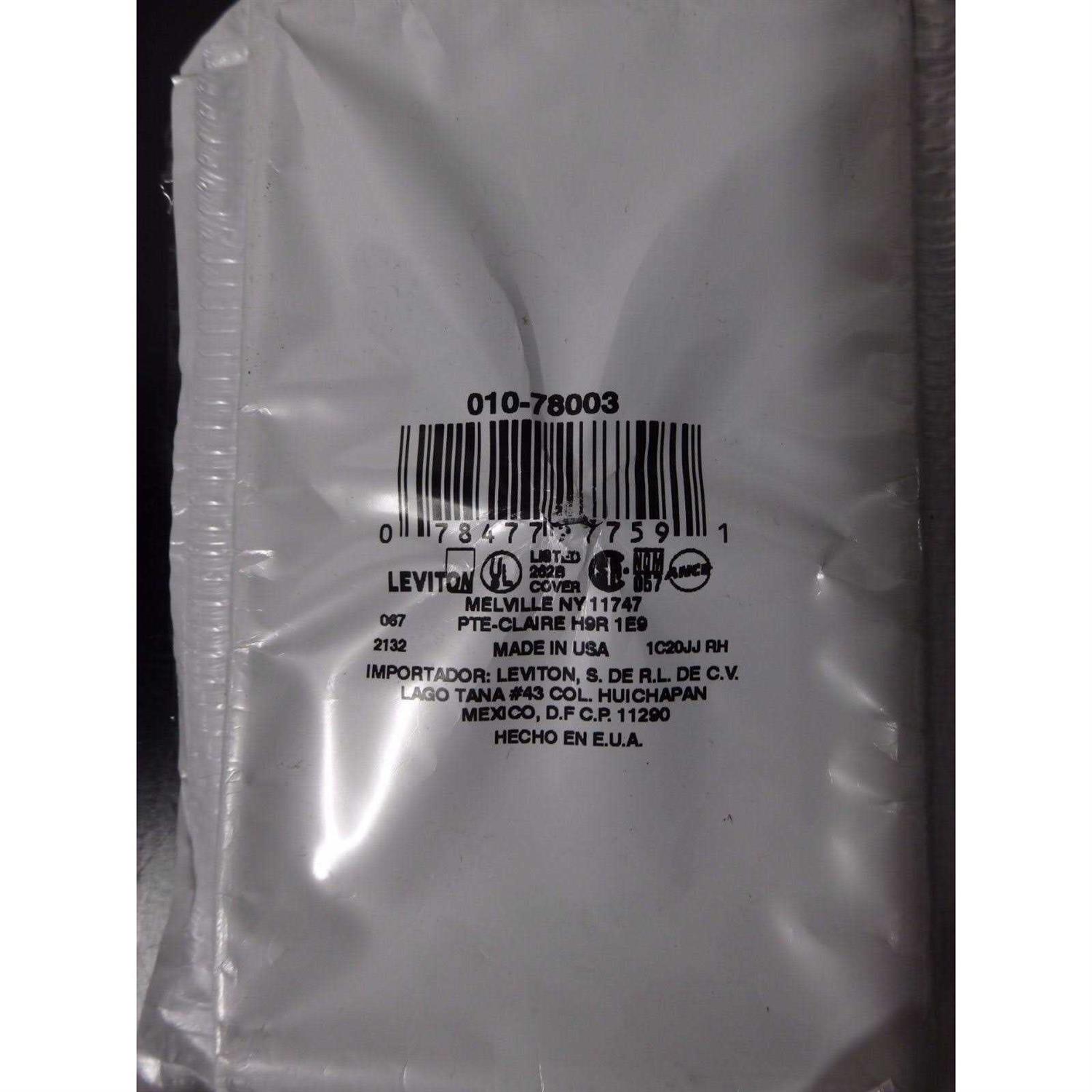 Leviton 1 Gang Duplex Wall Plate - Image 5