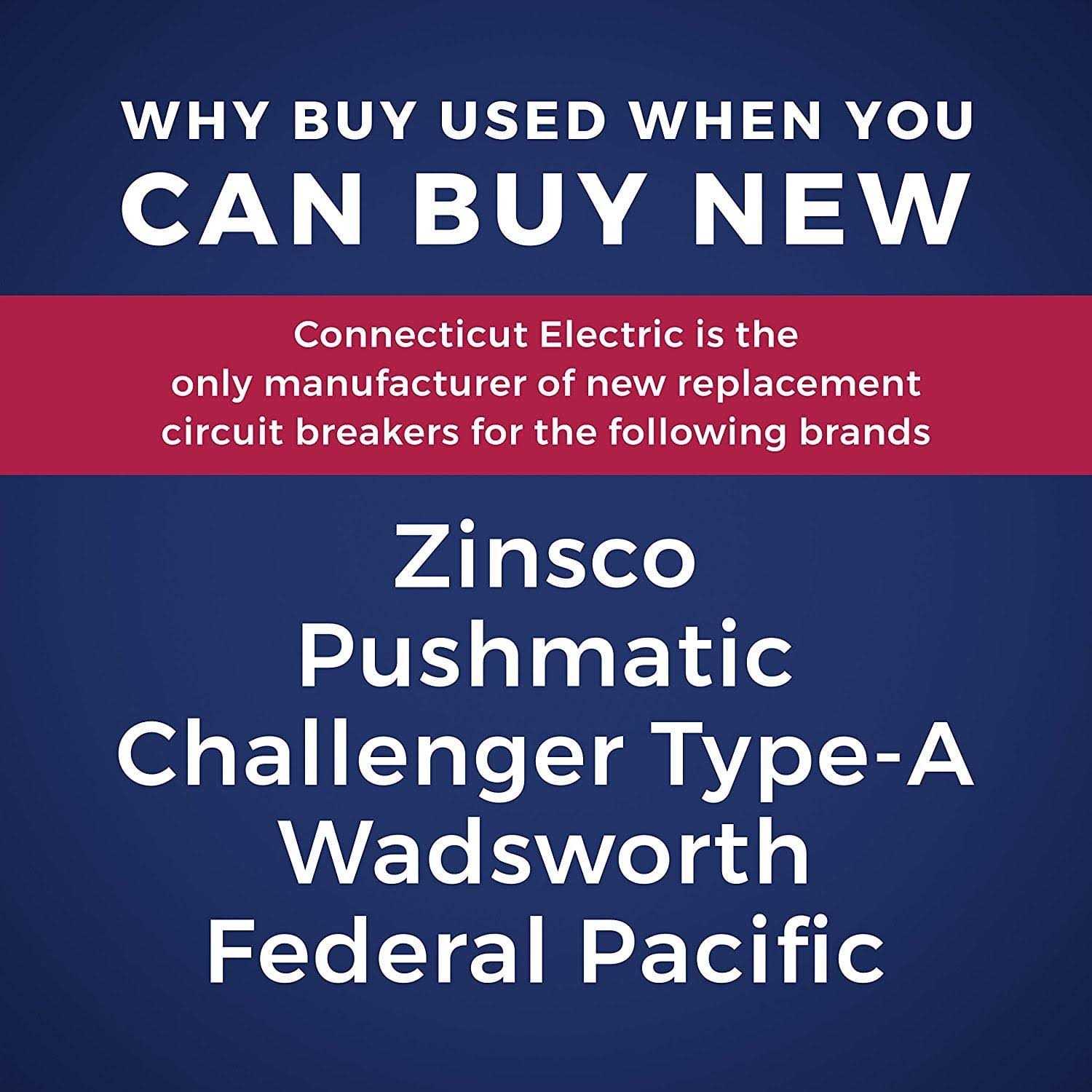 Zinsco UBIZ250 2 Pole Circuit Breaker - Image 3