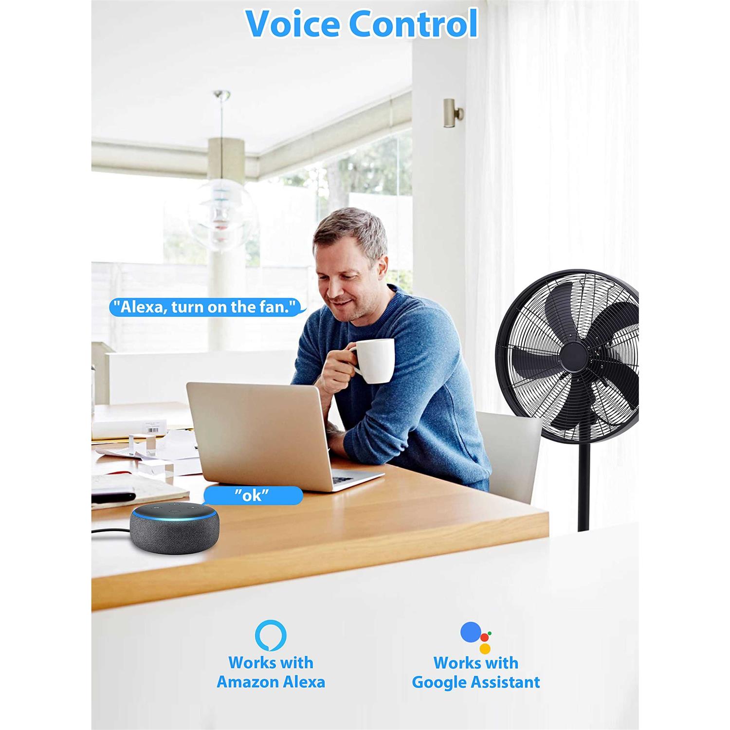 Smart Plug EIGHTREE, Alexa Smart Plugs That Work with Alexa and Google Home, Compatible with SmartThings, Smart Outlet with WiFi Remote Control and - Image 5