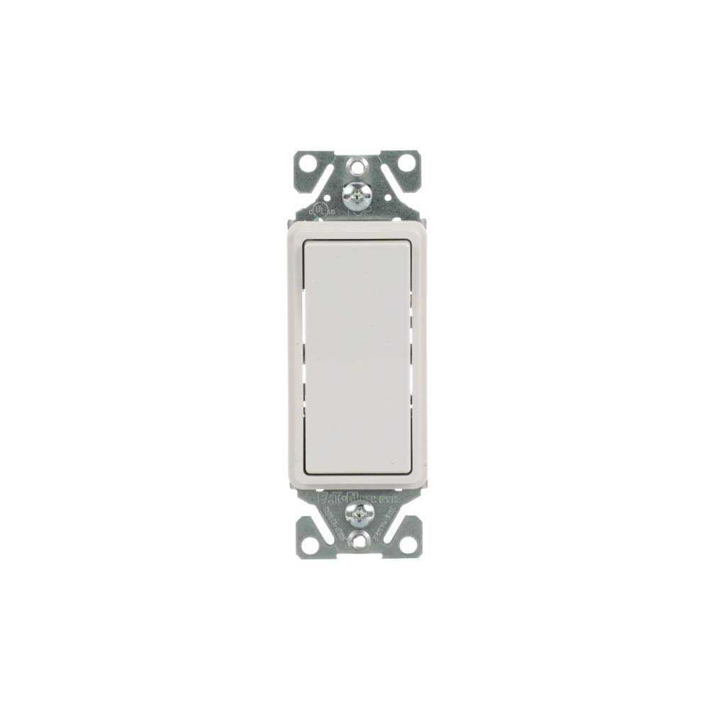 Eaton 15-Amp 3-Way Rocker Light Switch 7503W-BX-LW