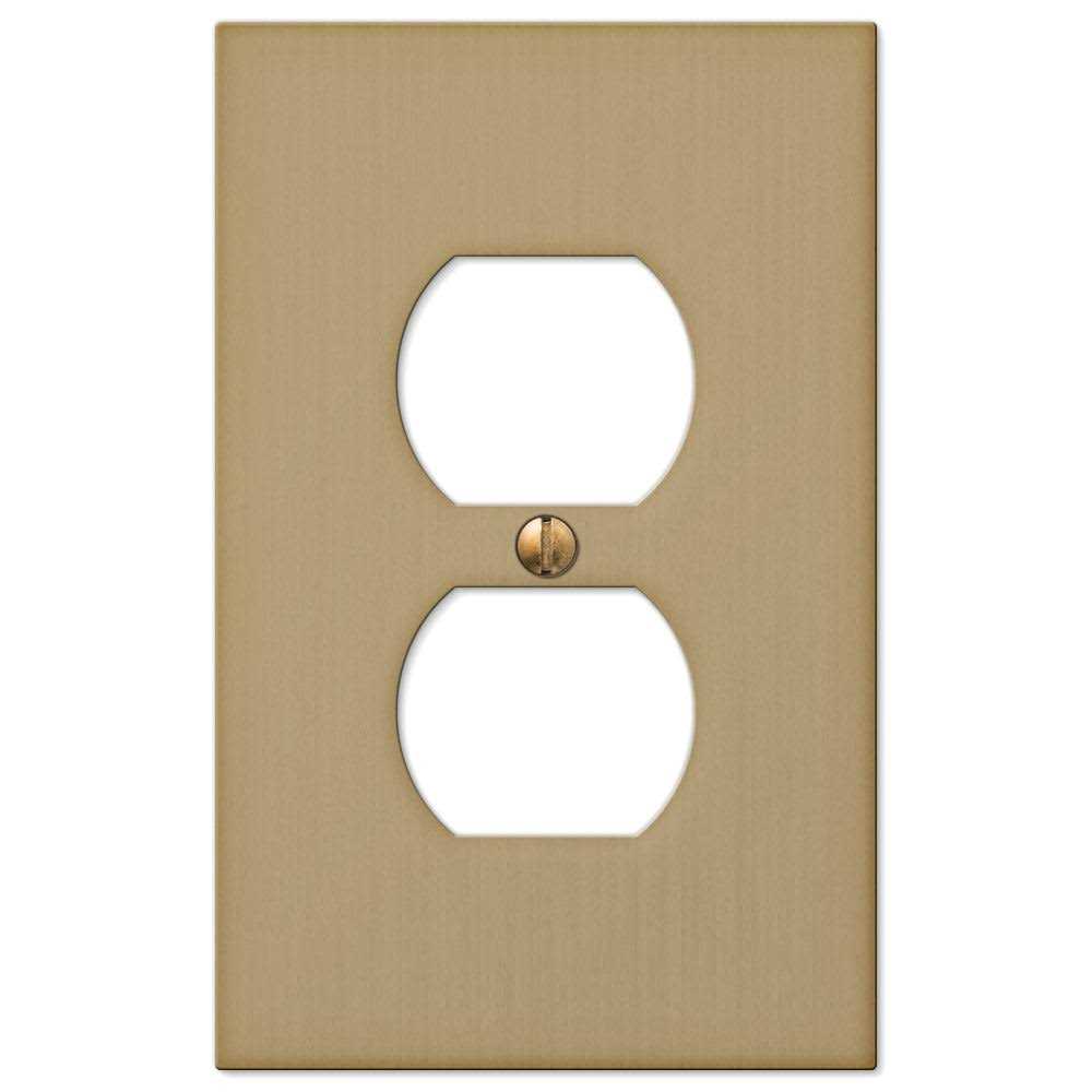 Amerelle Wallplates Elan Single Rocker Wallplate in Brushed 55RBZ - Image 2