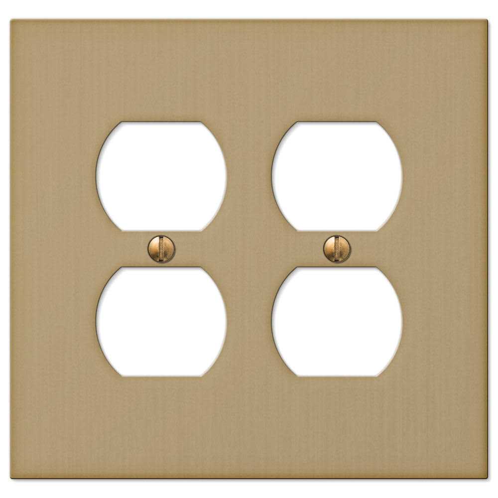 Amerelle Wallplates Elan Single Rocker Wallplate in Brushed 55RBZ - Image 3
