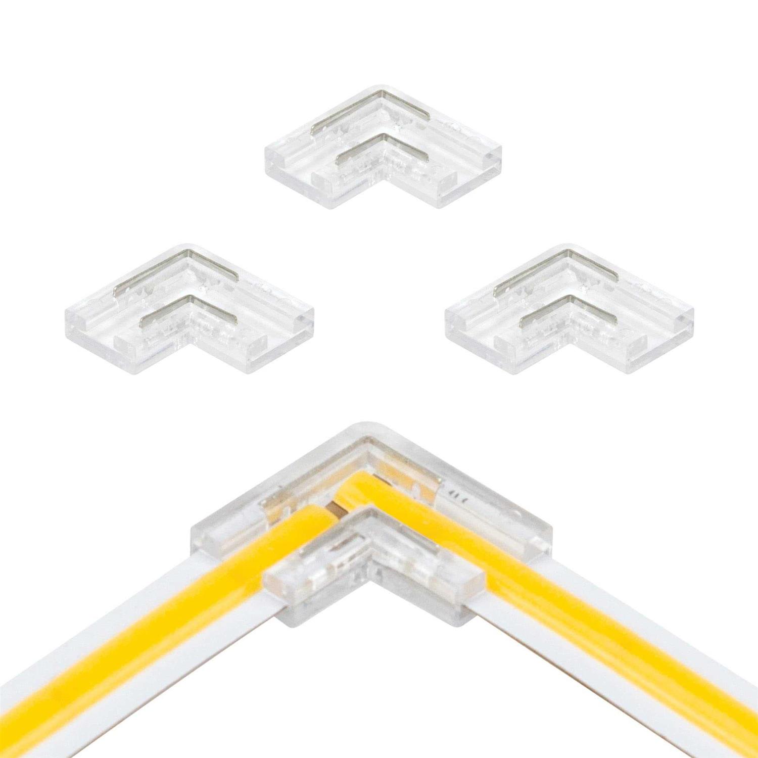 Armacost Lighting 2-Pin White LED Strip Light COB Corner Connectors Channel Connector